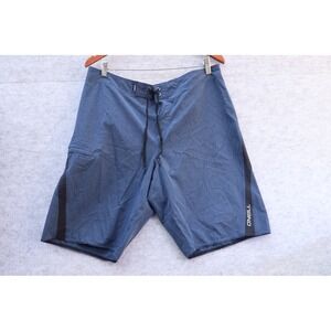O'Neill Mens Superfreak TB3X Board Shorts Blue Swim Trunks Size 36